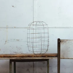 Lampada a Sospensione Lanterna in Vetro Bianco
