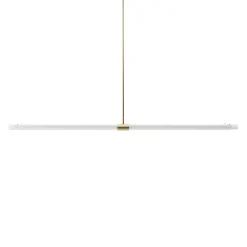 Lampada a sospensione lineare in ottone PPT02/B