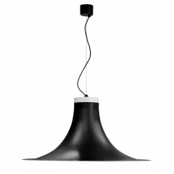 Lampada a Sospensione Lyra in Metallo Nero