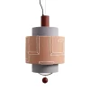Lampada a sospensione Materia Tripla in terracotta