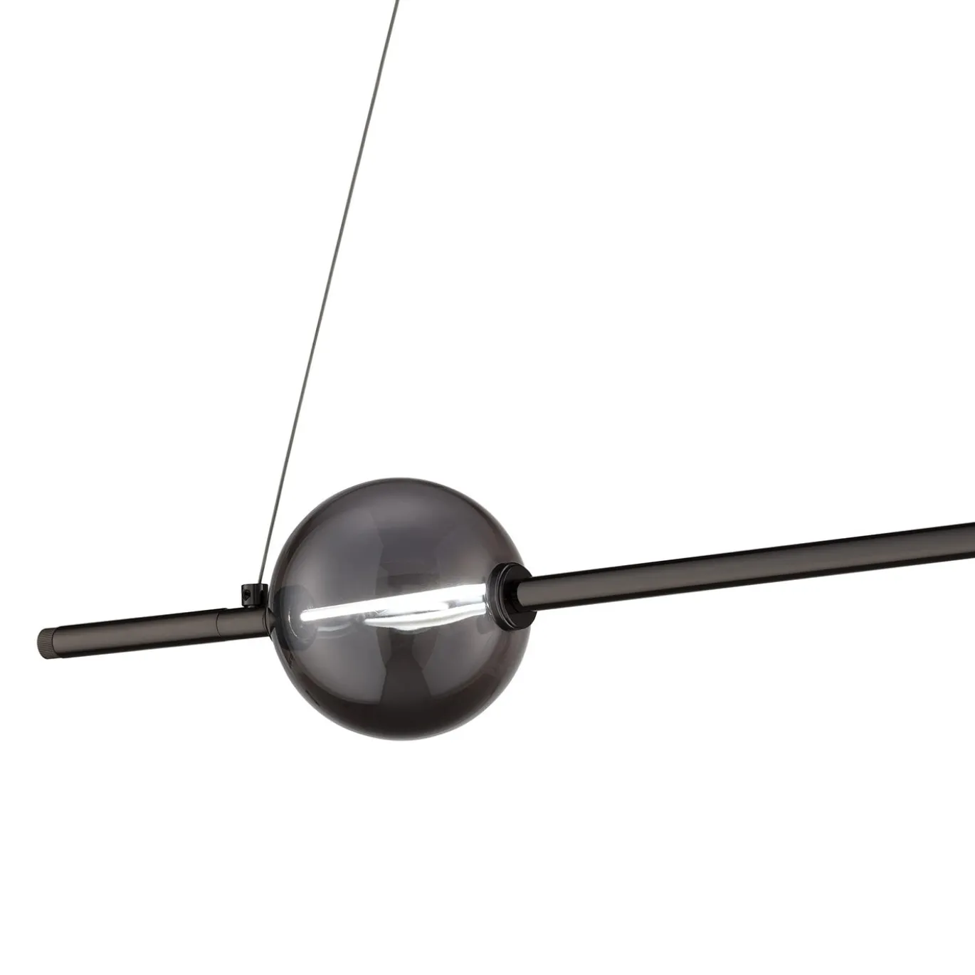 Lampada a sospensione Mikado Horizon nera