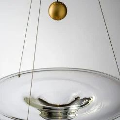 Lampada a Sospensione Momento MMT35 in Vetro di Nao Tamura