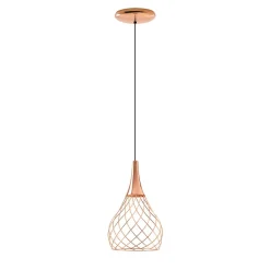 Lampada a sospensione Mongolfier P1 Oro Rosa