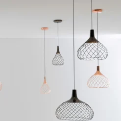 Lampada a sospensione Mongolfier P1 Nero