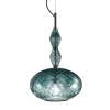 Lampada a sospensione Mood Joy S1 blu teal