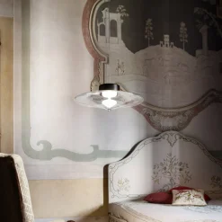Lampada a sospensione nera Desideria