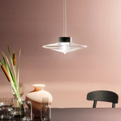 Lampada a sospensione nera Desideria