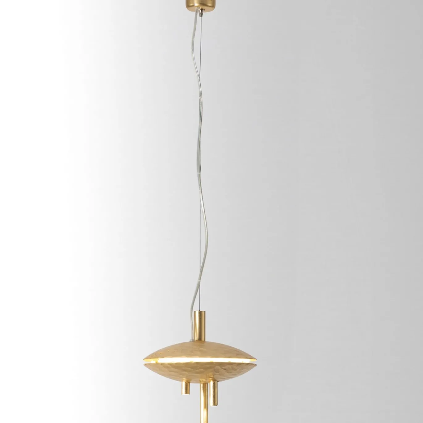 Lampada a sospensione Orbital Golden
