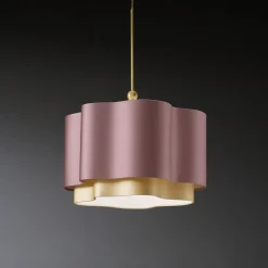 Lampada a sospensione Oxalis Pale Rose di Marta Laudani