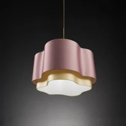 Lampada a sospensione Oxalis Pale Rose di Marta Laudani