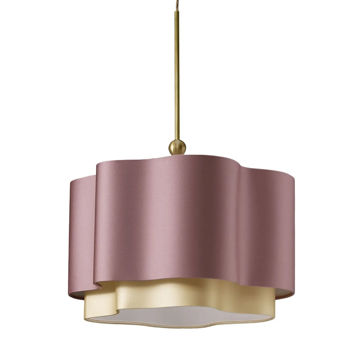 Lampada a sospensione Oxalis Pale Rose di Marta Laudani