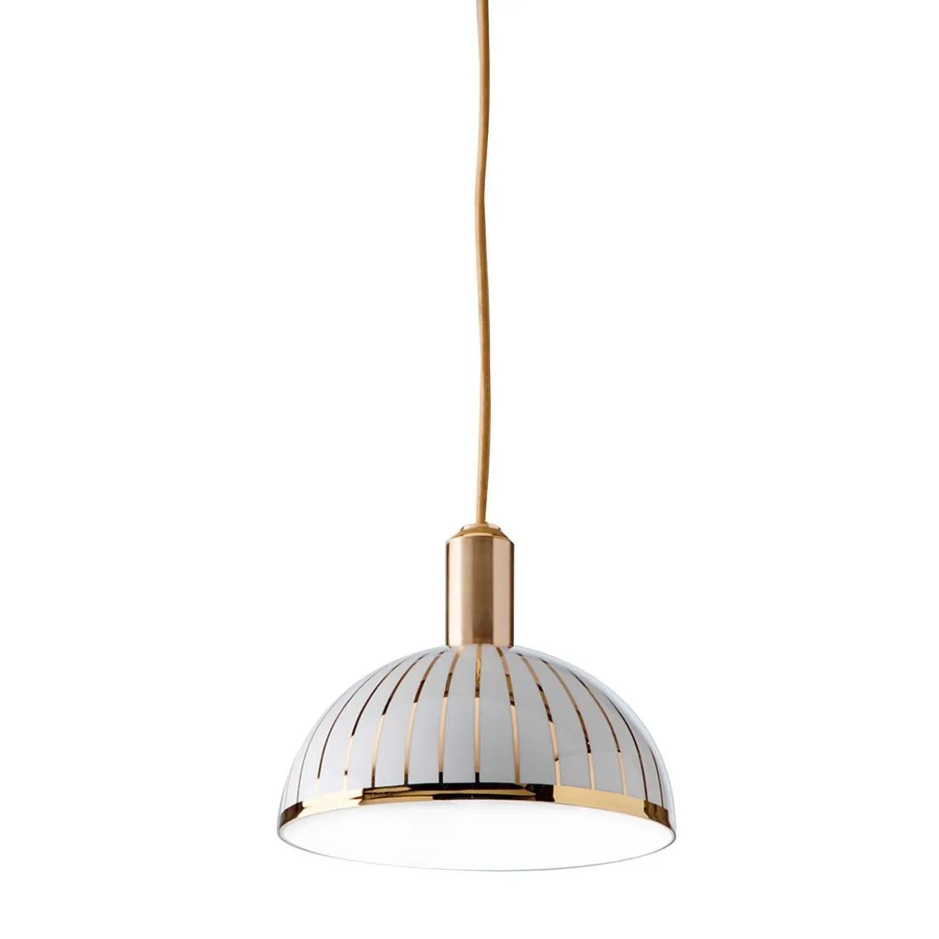 Lampada a sospensione Righe Gold