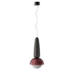 Lampada a sospensione rossa Cioppo