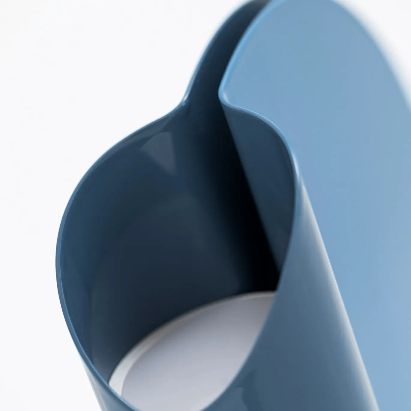 Lampada a Sospensione Rotante Oplà Blu Lucido
