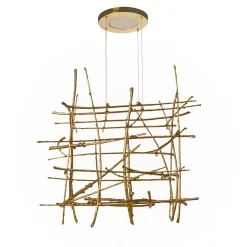 LAMPADA A SOSPENSIONE SCAFF IN FUSIONE DI OTTONE - FLAIR EDITION MADE BY NSL