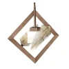 Lampada a sospensione Sight Geometric-Cut Brown