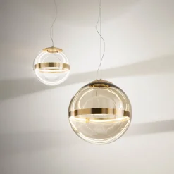 Lampada a Sospensione Sistema Sfera in Vetro #2