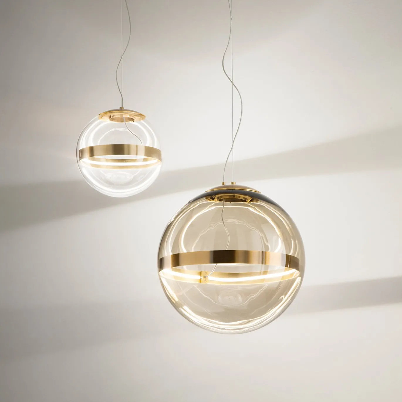 Lampada a Sospensione Sistema Sfera in Vetro #2