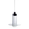 Lampada a Sospensione Sleeve S2 in Vetro Nero di John Pawson