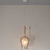 Lampada a sospensione Soffio in doppio vetro effetto oro #2