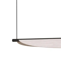 Lampada a sospensione Thula grande in legno