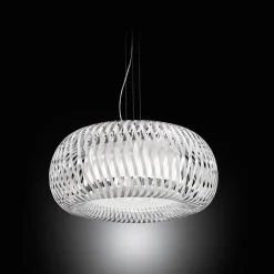 Lampada a sospensione trasparente Kalatos