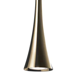 Lampada a sospensione Trumpet Delux oro