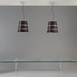 Lampada a sospensione Tulip Brown Fly