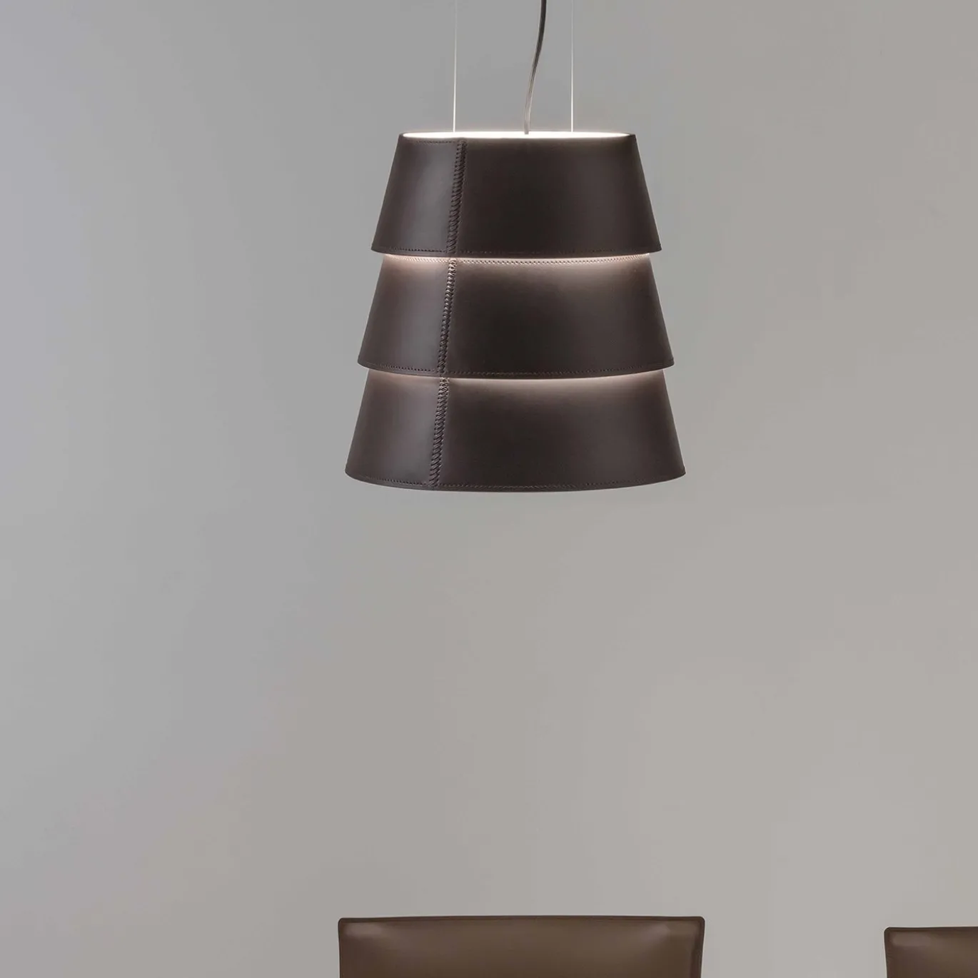 Lampada a sospensione Tulip Brown Fly