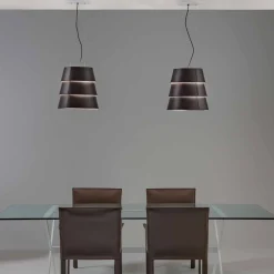 Lampada a sospensione Tulip Brown Fly