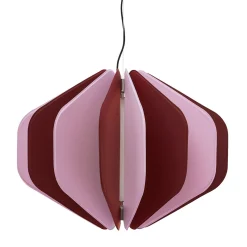 Lampada a sospensione Venus bordeaux rosa #2