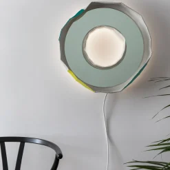 Lampada a specchio Ring Aura di Giovanni Botticelli & Paola Paronetto