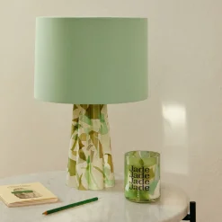 Lampada Bucket in vetro di Murano verde