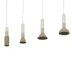 Lampada Cilindrica Sospensione B in pietra di Gumdesign