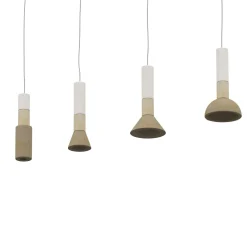 Lampada Cilindrica Sospese C in Pietra di Gumdesign