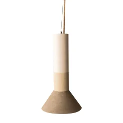 Lampada cilindrica Sospese D in pietra di Gumdesign