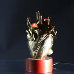 Lampada Cuore in bronzo