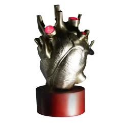 Lampada Cuore in bronzo