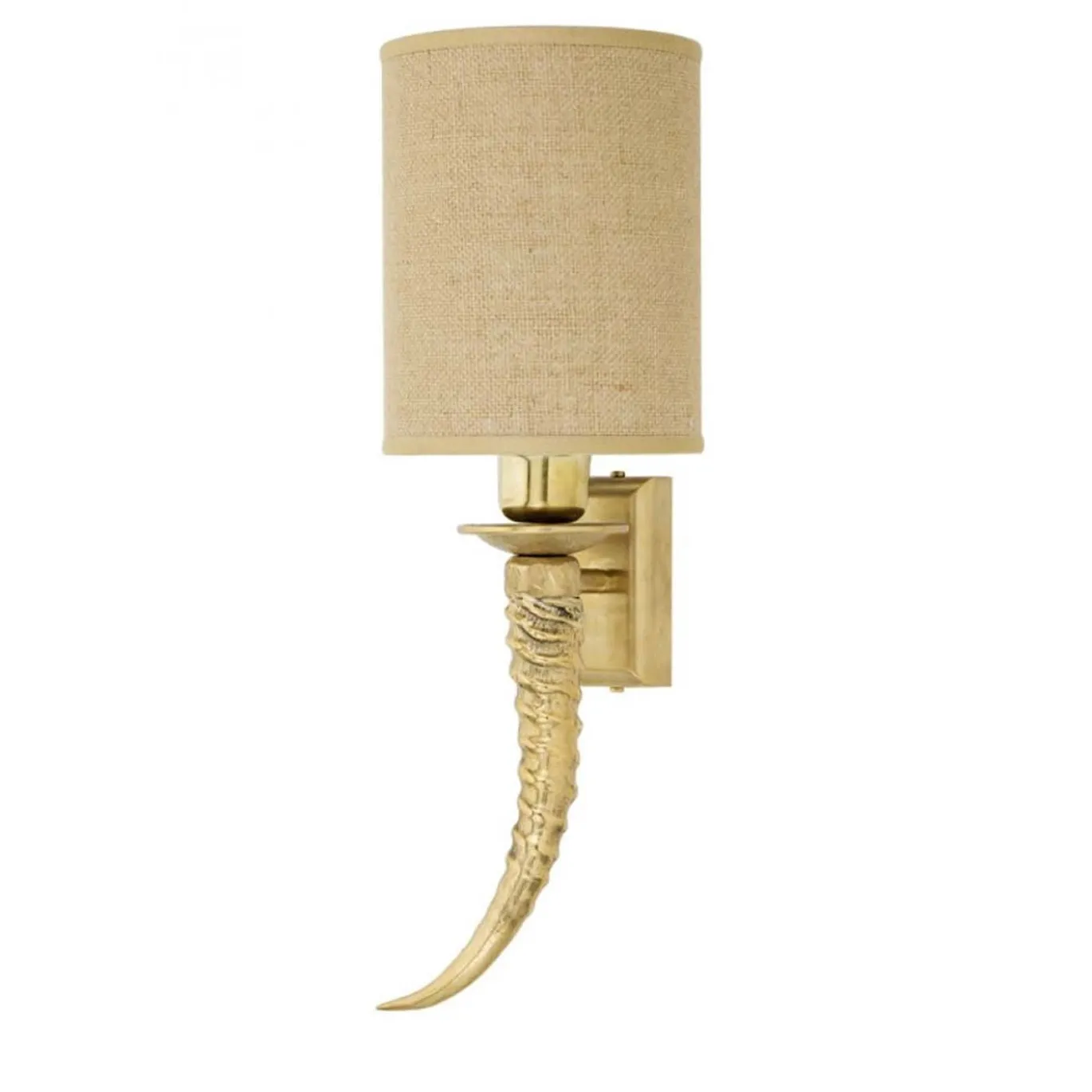Lampada da parete a corno