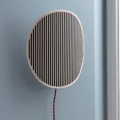 Lampada da parete Alghero con cammeo bianco e nero
