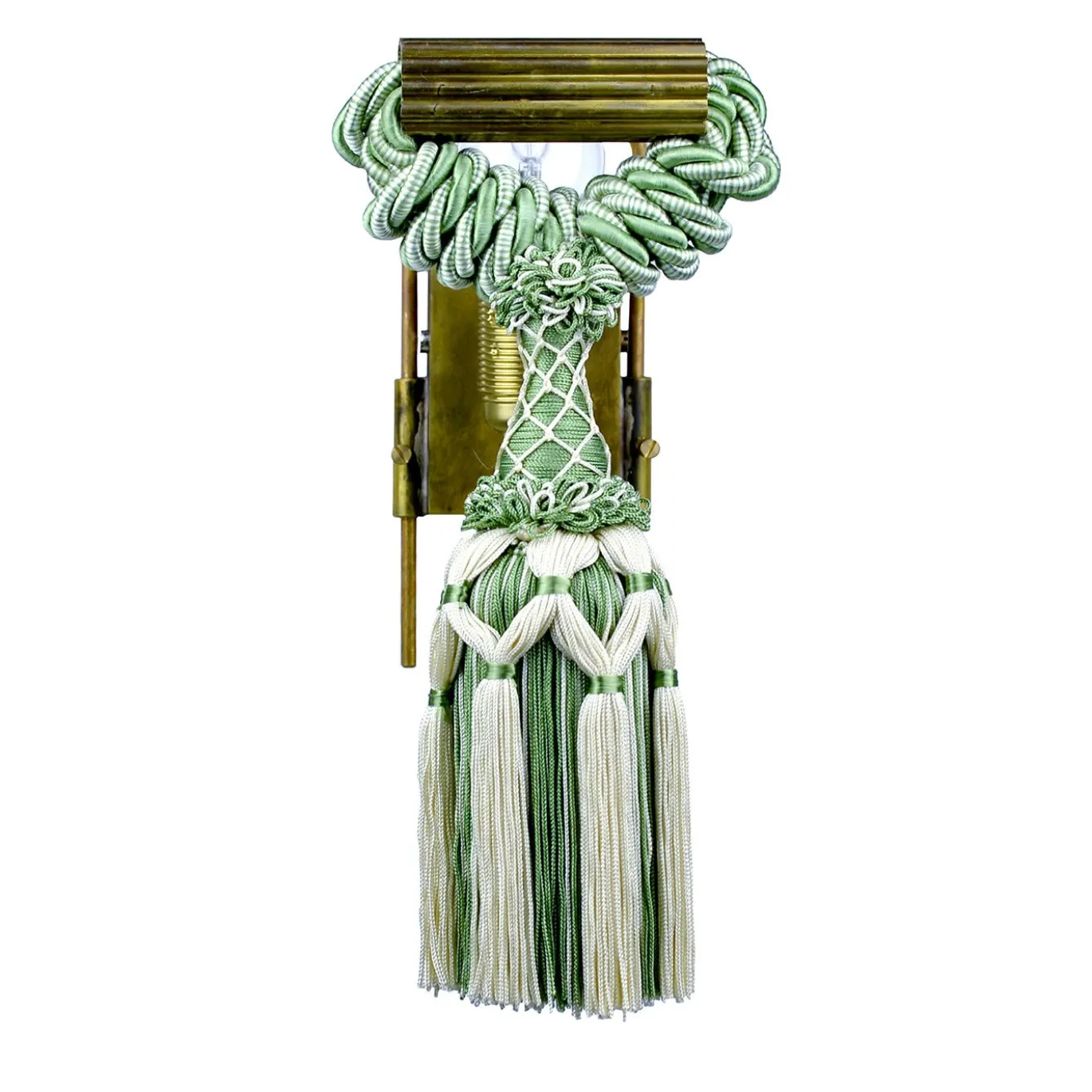 Lampada da parete Applique Changeant Imperiale Bianco e Verde Salvia