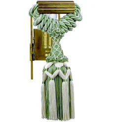 Lampada da parete Applique Changeant Imperiale Bianco e Verde Salvia