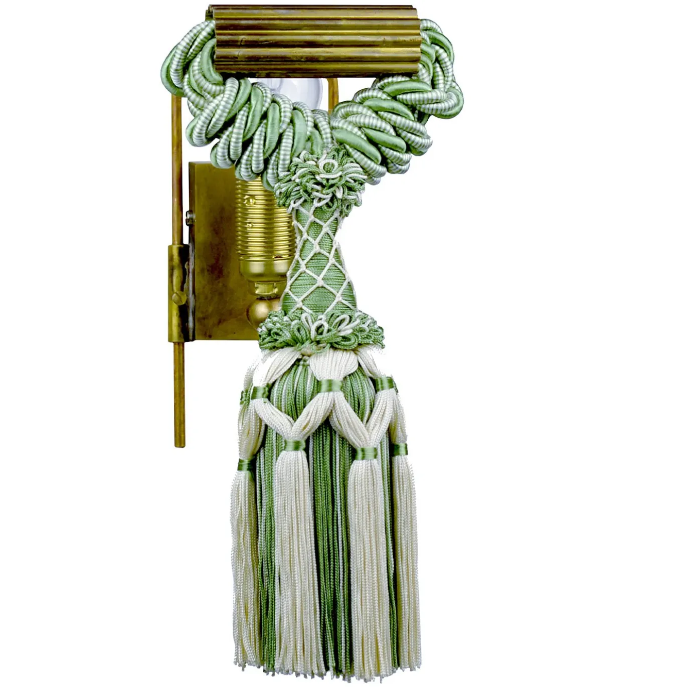 Lampada da parete Applique Changeant Imperiale Bianco e Verde Salvia