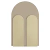 Lampada da parete Bifora Beige Lecce Limestone & Brushed Brass di Apospersano
