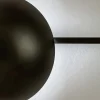 Lampada da parete Cenere Gaia in ferro nero