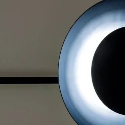 Lampada da parete Cenere Gaia in ferro nero
