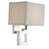 Lampada da parete Cobalto Bianco Cromato