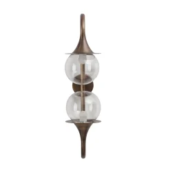 Lampada da parete doppia Bricola di Ciarmoli Queda Studio