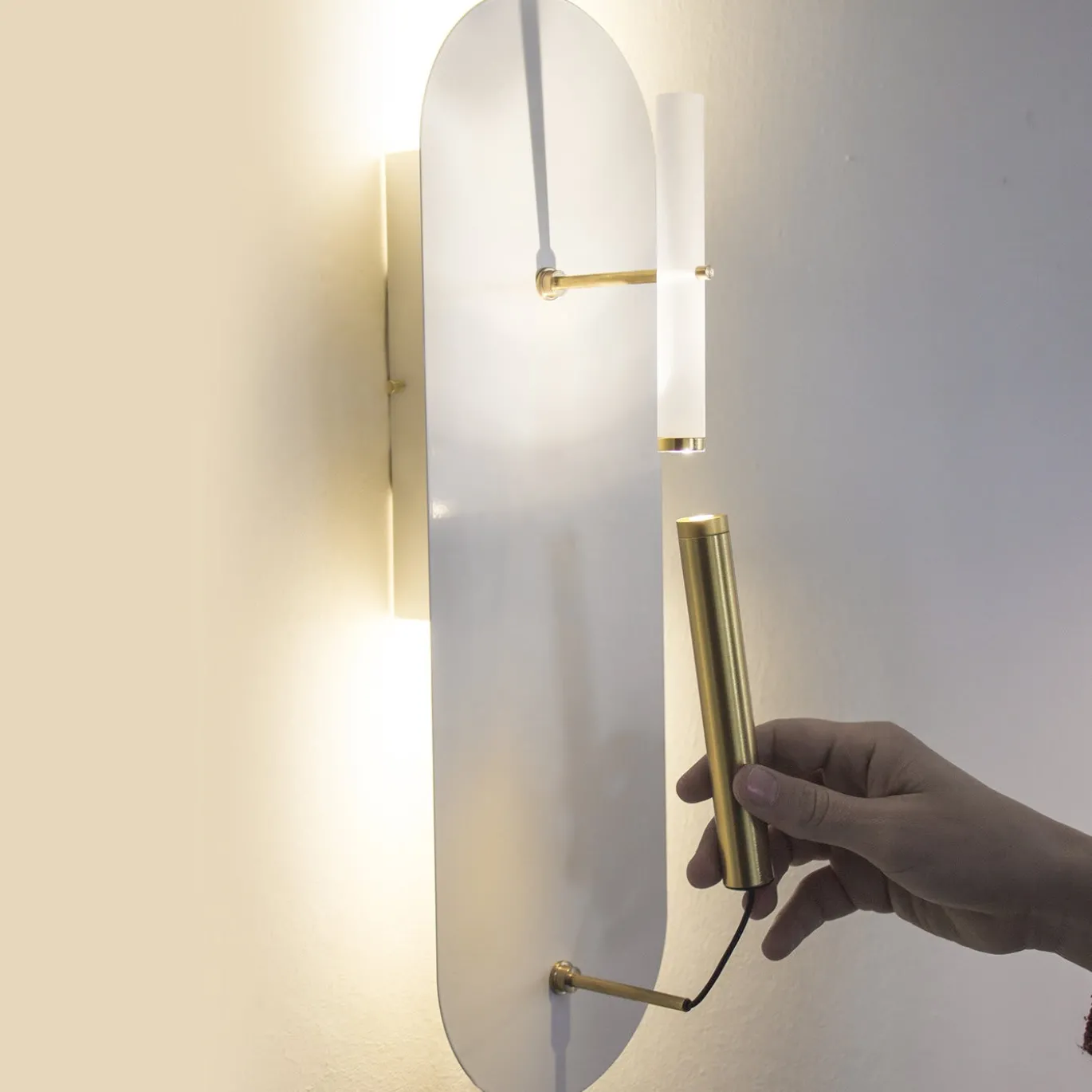 Lampada da parete Equilibrio Gold