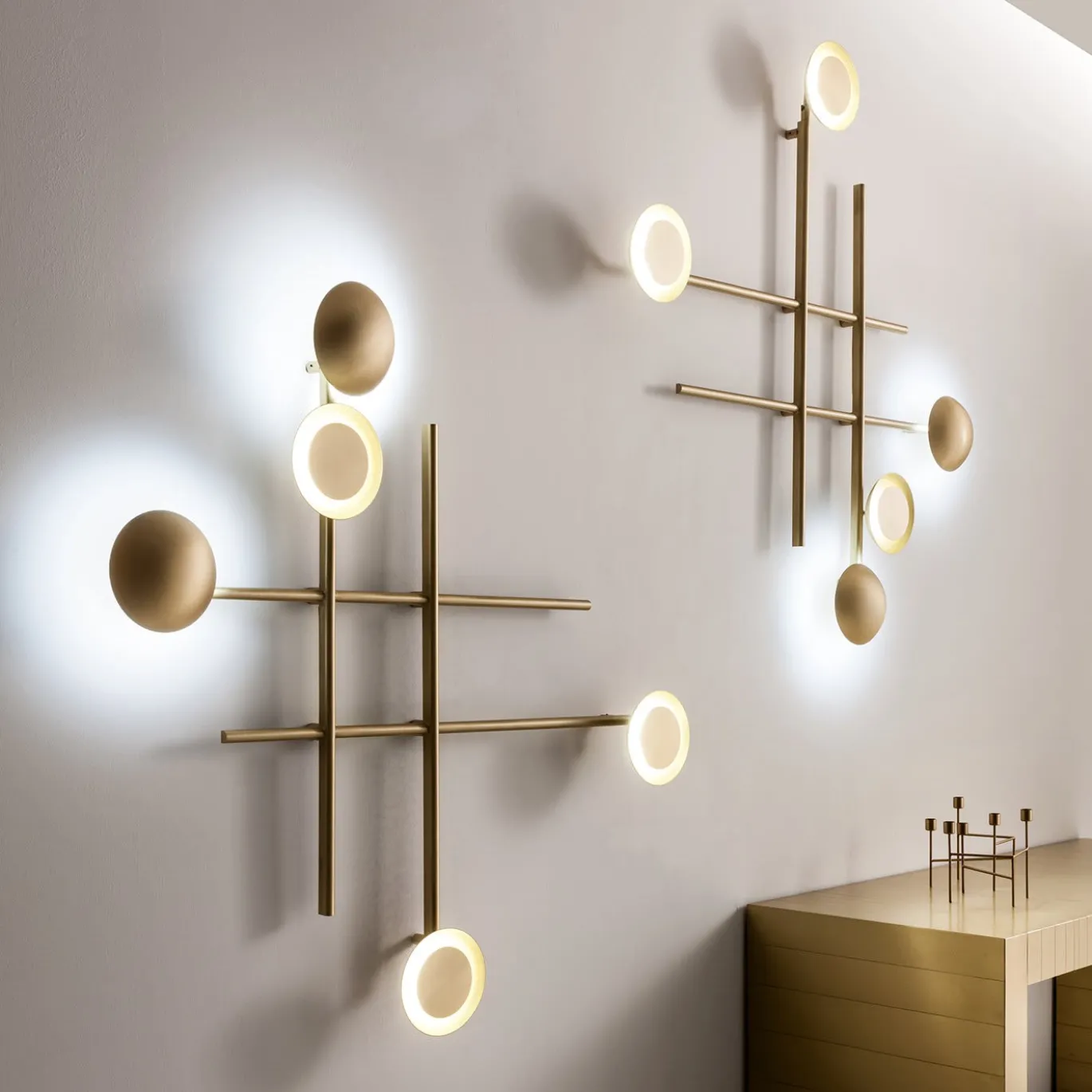 Lampada da parete Gaia Small di Cesare Arosio